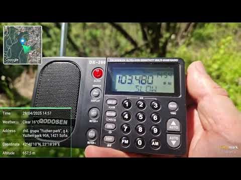 FM DX - QODOSEN DX-286 2/2 - Selectivity examples