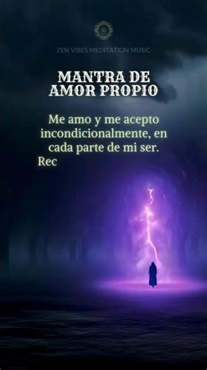 🎍🔮PODEROSA MANTRA DE AMOR PROPIO #zenvibescanaloficial #amorpropio