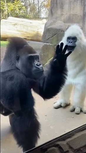 Yeti Pranks Gorilla, And His Reaction Is Crazy! 😱😅
