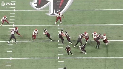 The NFL determined these are the 3 hip drop tackles by Frankie Luvu, resulting in a 1-game suspension. The ATL call is legit, the other two are kinda weak. | JP Finlay