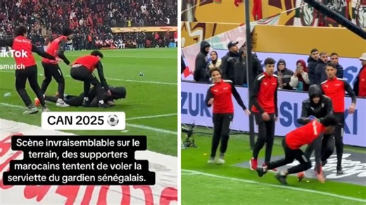 Footage emerges of wild ball boy act before ‘shameful’ scenes in football final