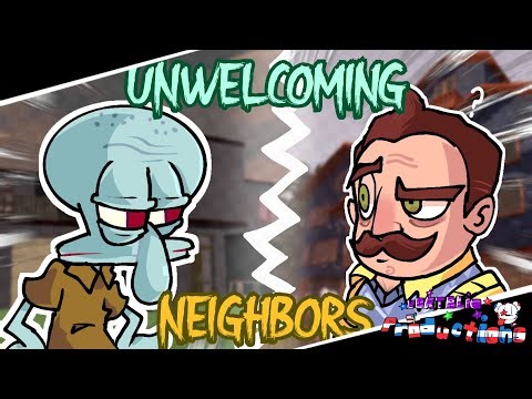 Unwelcoming Neighbors | Unlikely Rivals but it's Neighbor Squidward V.S. Mr. Peterson | FNF Cover