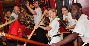 Long Pole Weapon Fighting or Dragon Pole