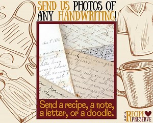 Personalized Recipe Plate: Custom Family Handwriting Platter, Oven Safe - Etsy