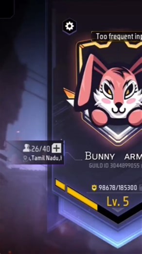 Nagatha... 😈|| Our guild 😎|| bunny gamer || #freefire #tamil #bunnygamer #ffshorts #gaming