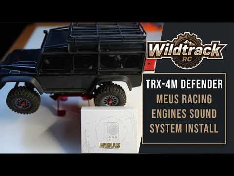 Installing a Meus Racing sound controller in our TRX-4M Defender to make realistic engine sounds
