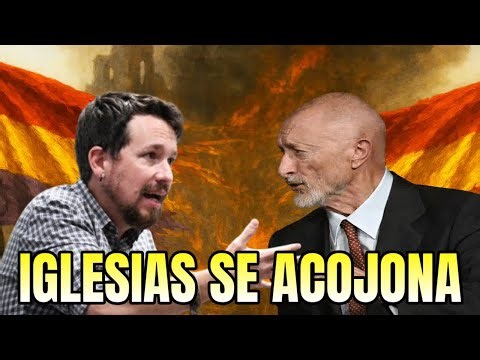 Pablo Iglesias, terrified, flees the Pérez Reverte debate