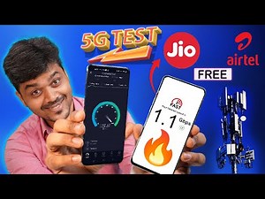 🔴Live Testing FREE 5G SPEED with JIO & Airtel - Real Test ⚡ *Not Sponsored*