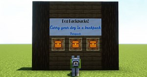 Dog Backpacks! Carry your dog in a backpack :> (Read description please) Minecraft Data Pack
