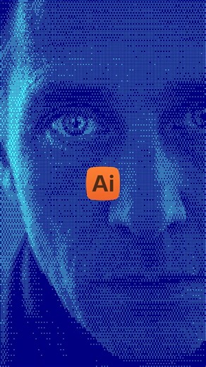 เทคนิคทำภาพ 8bit จากภาพถ่าย | Illustrator Tutorial