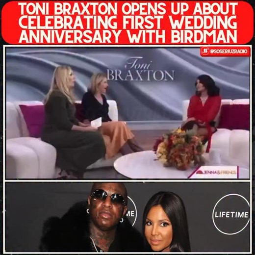 2.2K views · 66 reactions | Toni Braxton talks life with Birdman after first wedding anniversary  #tonibraxton #birdman #weddinganniversary❤️  @jennaandfriends | soseriuzradio | Facebook