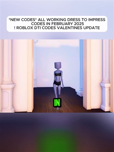 *NEW CODES* ALL WORKING DRESS TO IMPRESS CODES IN FEBRUARY 2025! ROBLOX DTI CODES VALENTINES UPDATE Part 1 #rolox #robloxupdate #eventupdate #roblox2026 #newcodes