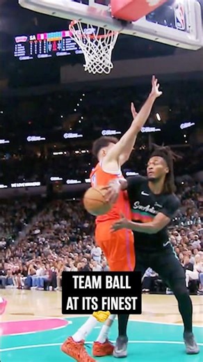 Team ball 🤝 #nba #spurs 📺 FanDuelSN SW