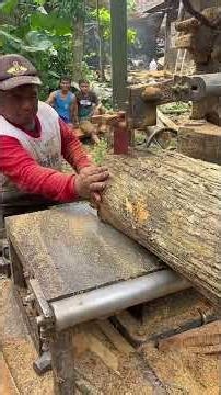 Turning a Giant Log into Perfect Cuts | Sawmill Process