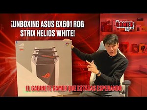 ¡Unboxing ASUS GX601 ROG strix helios white! 🎮