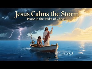 Jesus Calms the Storm | Peace in the Midst of Chaos 🌬️ | Children’s Bible Stories