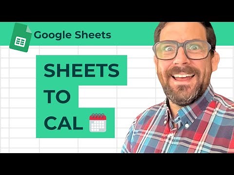 How To Create Google Calendar Events in Google Sheets