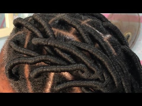 How To Make Smooth African Thread Hairstyle with Brazilian Wool + Styling | Beginners