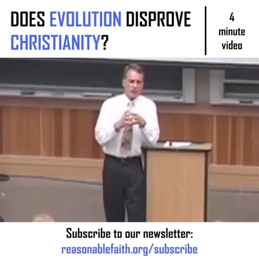 Does #Evolution Disprove Christianity? #Apologetics | Reasonable Faith
