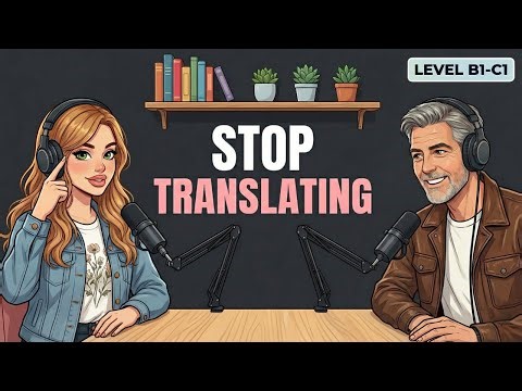 English Podcast for Easy English Conversation | How to Stop Translating in Your Head Forever