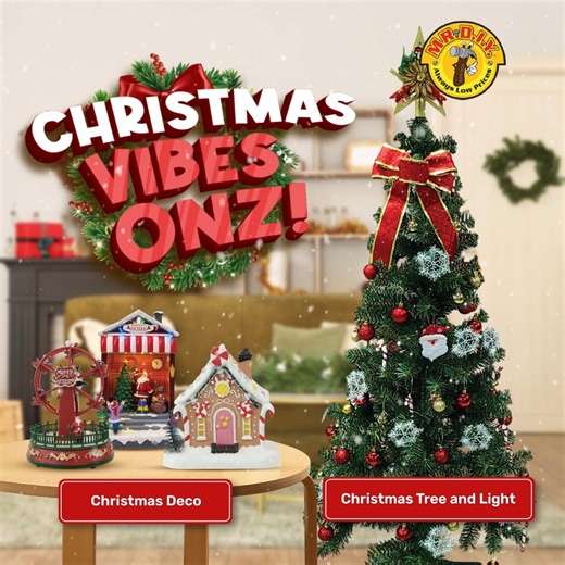 No Christmas tree? No vibe 😎 Deck your space with a MR.DIY Christmas Tree LED Deco— holiday mode activated! 8730390 Christmas Tree (180cm) - RM29.00 8721085 Christmas String Light (Multi) - RM21.90 8803696 Glass Ball Set (100’s x 2.5cm) - RM43 8732746 LED Acrylic Deco (Snowflake) - RM53 8732750 LED Deco (Snowman) - RM83 8732749 LED Deco (Santa) - RM83 View Participating Stores: mrdiy.co/Christmas2025 #MRDIY #AlwaysLowPrices #ChristmasSpecials #ChristmasDeco #ChristmasTree | MR DIY