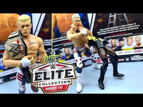 WWE ELITE 111 CODY RHODES & TRISH STRATUS FIGURE REVIEW!
