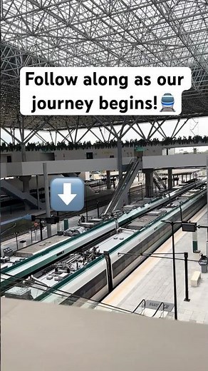 All aboard! Our Maya Train journey around the Yucatán Peninsula begins @ Cancún Tren Maya Station!