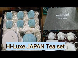 Hi-luxe Japan tea set / premium quality tea set / cup and saucer set / luxurious quality tea set