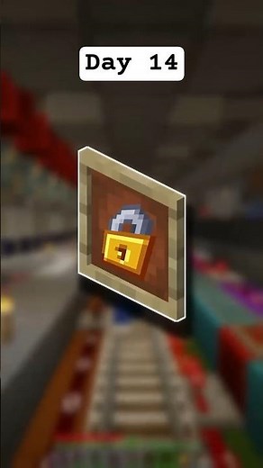 Day 14 of Redstone Basics - Item Frame Lock