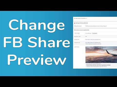 Change Facebook Share Preview for WordPress Website