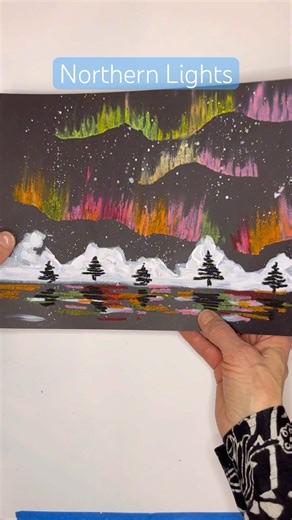 Super quick Northern Lights Tutorial 🌟🎨