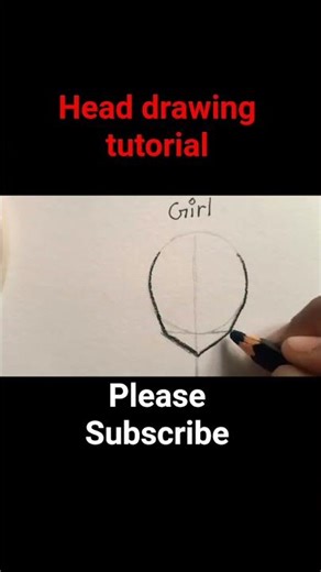 How to draw head of anime girls and boys #drawing #anime #tutorial