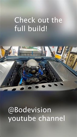 Building the engine bay on my OBS Chevy street truck. Full custom fab, bead roller, dimple dies!