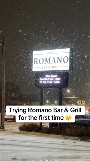 Enjoying My First Panini at Romano's Bar & Grill