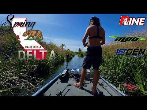 Chasing Back Waters On The California Delta | Topwater Fishing