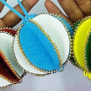 168K views · 5.7K reactions | Christmas Tree Decorating Ideas With Ball. Christmas Ornaments Making Very Easy Tutorial At Home. #diy #crafts #Christmas | Origami Art & Crafts | Facebook