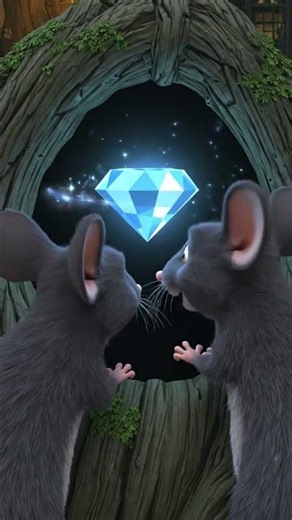 haidi and fem finding magic diamond 💎💎 treasure #cartoon #animation