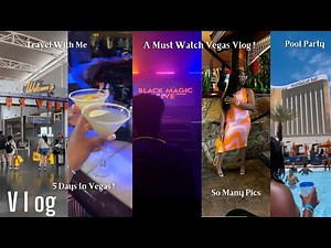 Vlog: Las Vegas Vlog | 5 Days In Vegas | What I Wore, Zip Lining, The Strip, Freemont, Drais & More!
