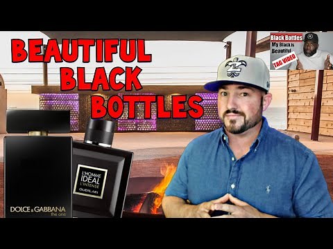 Top 15 Black Bottle Fragrances in my Collection | My Black is Beautiful Tag Video