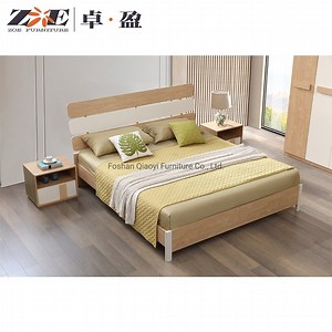 [Hot Item] Latest Space Saving Luxurious Home Bedroom Furniture Set King Size Modern Queen Double Bed with Storage