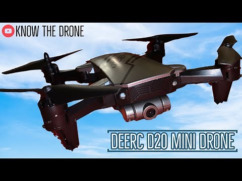 DEERC D20 Mini Drone Review | Unboxing, Flight Test, Camera Test