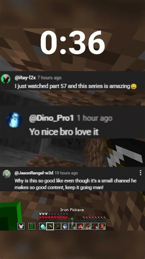 Day 59 of playing minecraft 1 minute a day