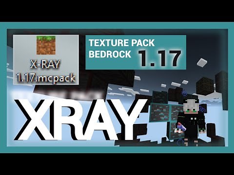 ⚡ Texture Pack de XRAY para Minecraft 1.17⚡ TUTORIAL DE MINECRAFT BEDROCK