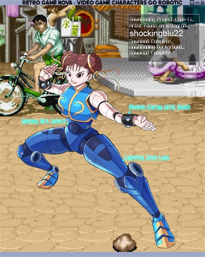 Chun-Li Robot Transformation by shockingblu22
