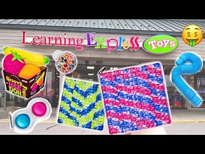 FIDGET SHOPPING NO BUDGET AT LEARNING EXPRESS AND MORE! *so many pop its* 🤑😍