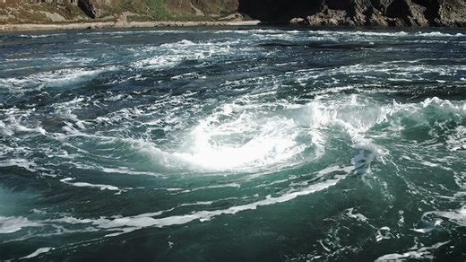 Watch a vortex swallow an $8 million oil rig in seconds