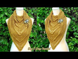 How To Crochet A Cowl Shawl | Taste of Honey | Bag O Day Crochet Tutorial #602