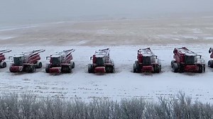 The Weather can change so quick here in Saskatchewan, one day its warm and melting, the next it’s a blizzard! | Monette Farms
