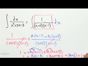 Integration by partial fractions│exercise 1