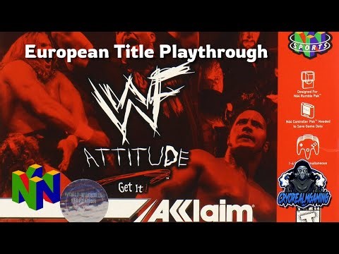 Nintendo 64 Playthrough | WWF Attitude - Career Mode (European Title) HD